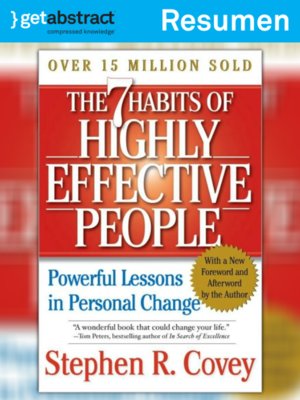 cover image of Los 7 hábitos de la gente altamente efectiva (resumen)